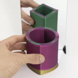 $3.99Ambiguous Springo // Circle to Square Ambiguous Cylinder Illusion