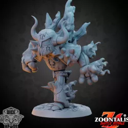 $3.99Iron Fire Golem (pre-supported) 50mm Base