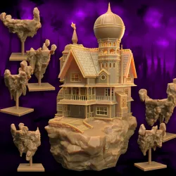 $35.00Astral Lodge & Floating Rocks Terrain | Eldritch Lodge | Astral Plane
