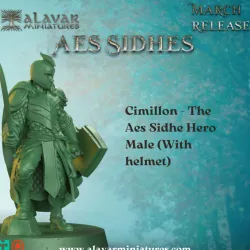 $4.00Cimillon - The Aes Sidhe Hero Male (With helmet)