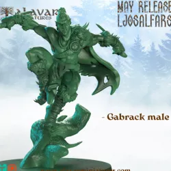 $4.00Gabrack Male - The Ljosalfar “Grey Cloaks”