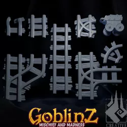 $4.00Goblin Mine Cart and Tracks