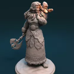 $4.00Gudrun the barbarian mother