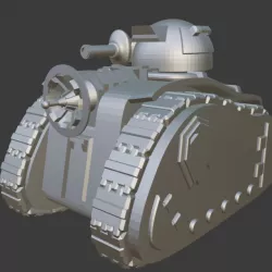 $4.00Lo-Fi Science-Fiction Heavy Tank 35mm