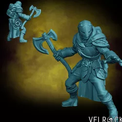 $4.00Male Bounty Hunter Ranger with Battleaxe (PRESUPPORTED)