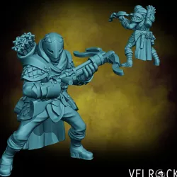 $4.00Male Bounty Hunter Ranger with Crossbow (PRESUPPORTED)