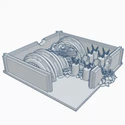 $4.00Ruined Military Power Station MilR018