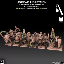 $4.00Undead Beastmen Chain Mail Flail Warriors