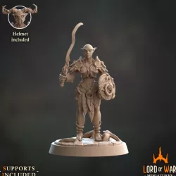 $4.00Warrior Forest Elf Modular 1 (Presupported)
