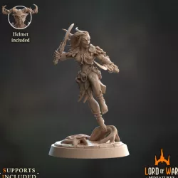 $4.00Warrior Forest Elf Modular 2 (Presupported)