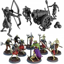 $4.25The Gravekeeper With Undead Minions and Cannon (Multiple models and poses)