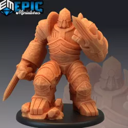 $4.90Iron Juggernaut Sword / War Machine Construct / Steampunk Tech Battle Robot