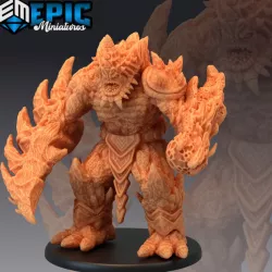 $4.90Lava Golem / Volcano Giant Construct / Ancient Fire Guard