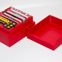 $4.95Token, Dice and Card Box to suit Necromunda Ash Wastes - Magnet Ready