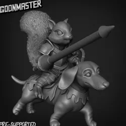 $4.99Dachshund Cavalry and Squirrel Rider 3