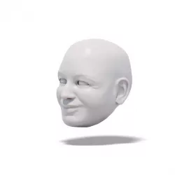 $4.99Kind man, 3D model of head (for doll, marionette, puppet)