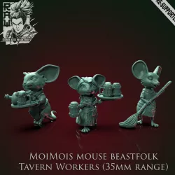 $4.99MoiMois Pack 1 - Mousefolk Workers