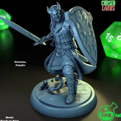 $4.99Nickolas, Tiefling Paladin
