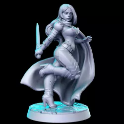 $5.00Delia The Swift (Female Assassin)- 32mm - DnD
