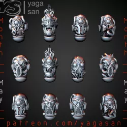 $5.00Emperors Children Noise Marine's Heads KitBASH Pack