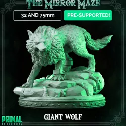 $5.00Giant Wolf - THE MIRROR MAZE - MASTERS OF DUNGEONS QUEST