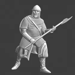 $5.00Medieval Byzantine axe warrior