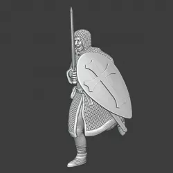 $5.00Medieval infantryman running
