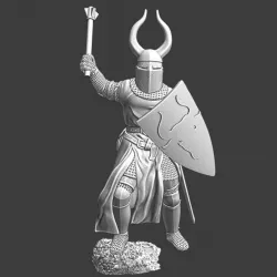 $5.00Medieval Teutonic Knight - Horned Crest