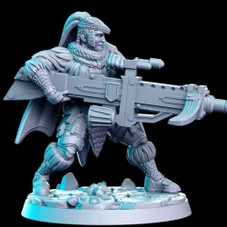 $5.00Muacaitl (modern tribal monster-hunter) - 32mm - DnD