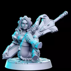 $5.00Shareena, Maid Guard - 32mm - DnD