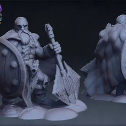 $5.00Snow dwarf barbarian