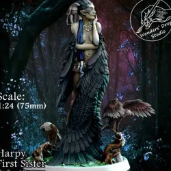 $5.99Harpy First Sister (1:24 scale) - The Forest Creatures