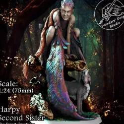 $5.99Harpy Second Sister (1:24 scale) - The Forest Creatures