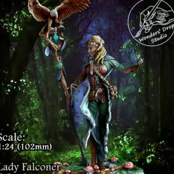 $5.99Lady Falconer (1:24 scale) - The Forest Creatures