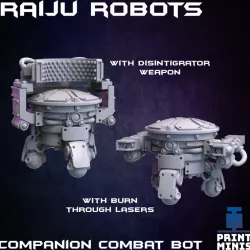$5.99Raiju Defence Robots x2 - Bounty Hunter Collection
