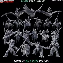 $53.00July 2022 Fantasy Release - Gaelic Wood Elf Army III