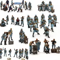 $59.00WW1 French Army - 59 STL - Files Pre-supported - Files Test Printed.