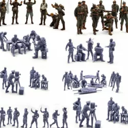 $59.00WW1 German Army - 59 STL - Files Pre-supported - Files Test Printed.