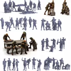 $59.00WW1 US Army - 59 STL - Files Pre-supported - Files Test Printed.