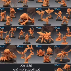 $59.90Infested Woodlands Set / Insect & Plant Encounter / Forest Collection / Pre-Supported