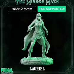 $6.00Elf - Lauriel - THE MIRROR MAZE - MASTERS OF DUNGEONS QUEST