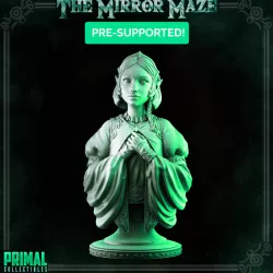 $6.00Elf Princess - Enora - Bust-THE MIRROR MAZE - MASTERS OF DUNGEONS QUEST
