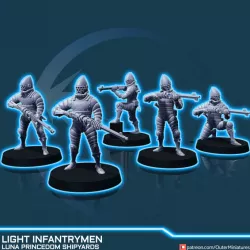 $6.00LIGHT INFANTRYMEN - LUNA PRINCEDOM SHIPYARDS