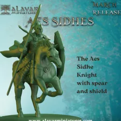 $6.00The Aes Sidhe Knight with spear and shield
