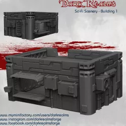$6.95Dark Realms Sci-Fi Scenery - Building 1