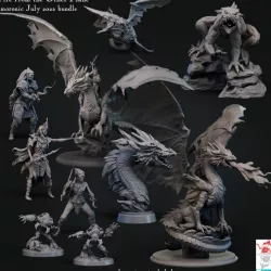 $60.00Fire from the Other Plane - Red Dragon and Giths bundle 19