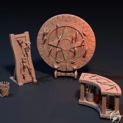 $7.00Circus - Throwing Daggers Attraction