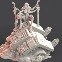 $7.00The Hive Queen - Barbaric Conqueror - Space Bug PinUp with PreSupport Option