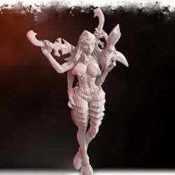 $7.00The Hive Queen - Mocking Barbaric Queen - Space Bug PinUp KillTeam