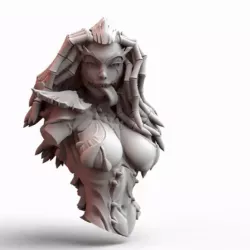 $7.00The Hive Queen - Sadist Barbaric Bust - Space Bug PinUp with PreSupport Option